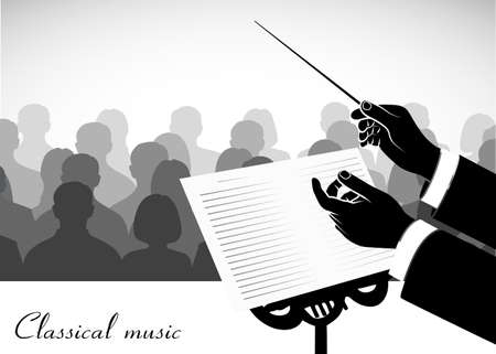 conductor before publicのイラスト素材