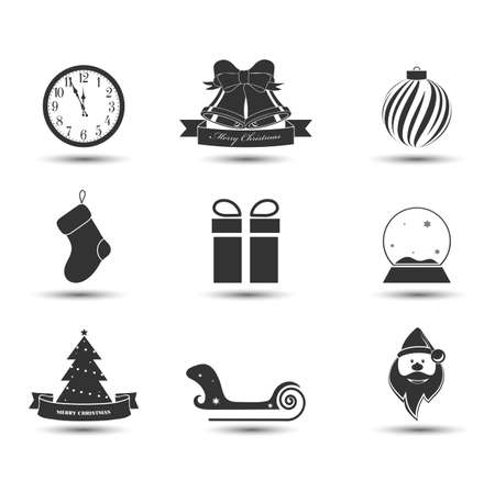 icons on a subject Christmas for your designのイラスト素材