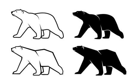 polar bear symbol of the Arcticのイラスト素材