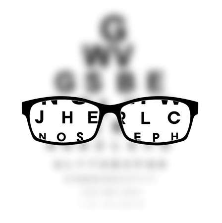 Optometry medical backgroundのイラスト素材