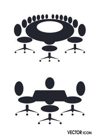 table for business meetingsのイラスト素材