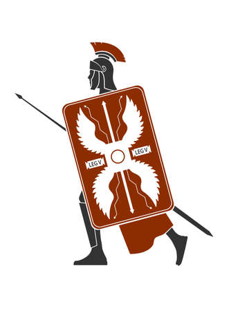 Roman soldier iconのイラスト素材