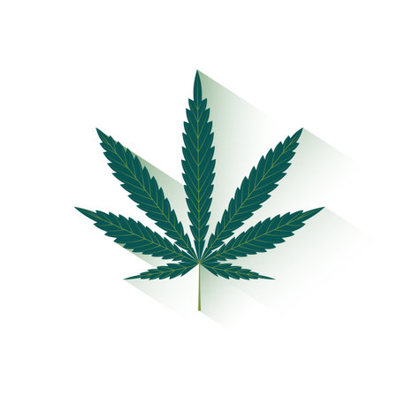 sheet of hemp on a white backgroundのイラスト素材