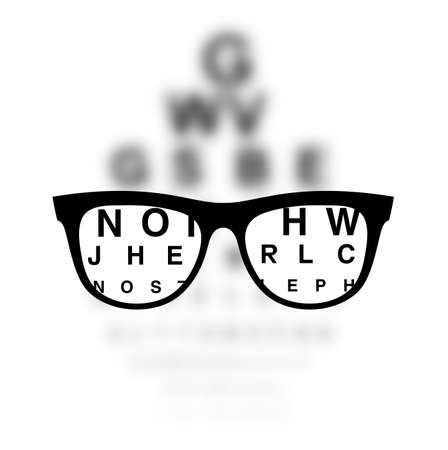 Optometry medical backgroundのイラスト素材