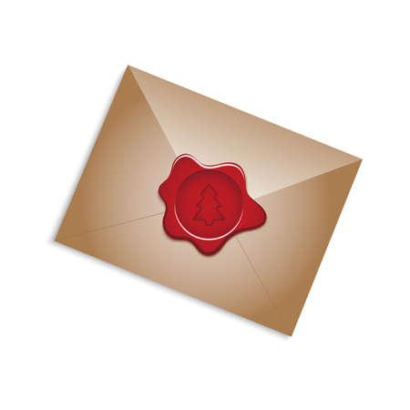 Christmas congratulatory letter.のイラスト素材