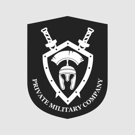 Label of the private military company.のイラスト素材
