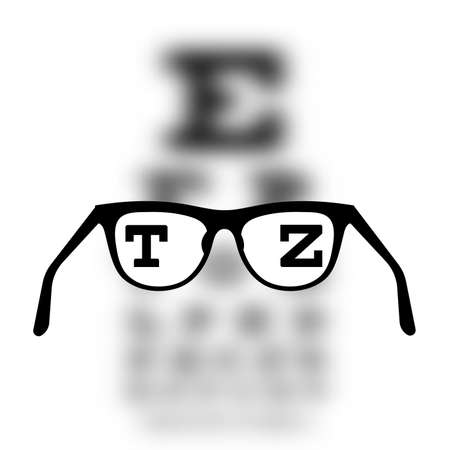 Optometry medical backgroundのイラスト素材