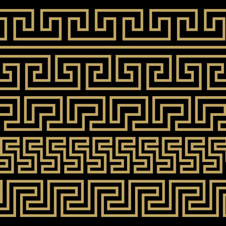 Greek ornament. Patterns in antique style.のイラスト素材