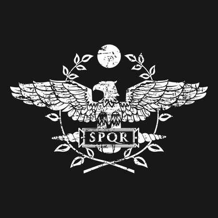 Logo of the Roman eagle.のイラスト素材