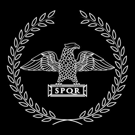 Logo of the Roman eagle.のイラスト素材