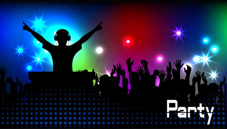 club life djのイラスト素材