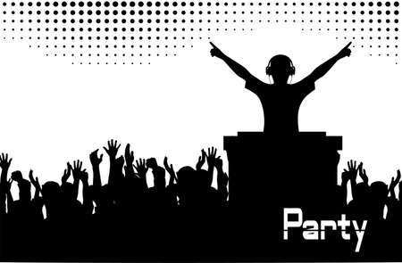 club life djのイラスト素材