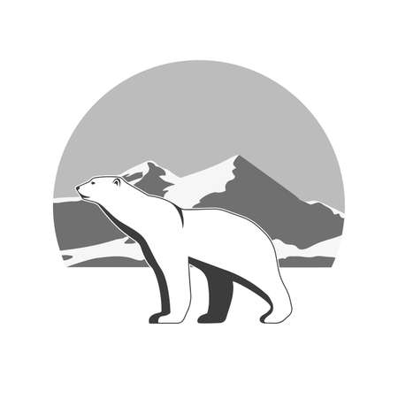 Polar bear symbol of the Arcticのイラスト素材