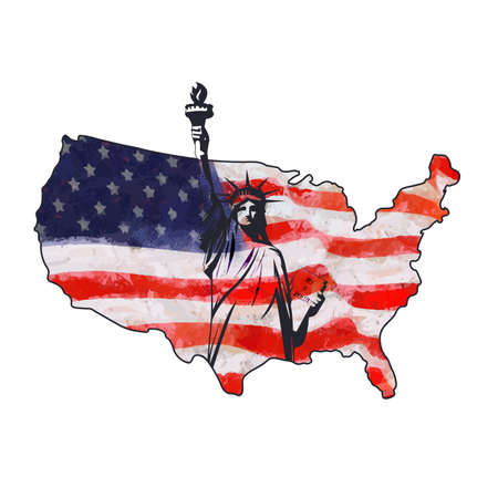 Icon symbol Northern America vector illustrationのイラスト素材