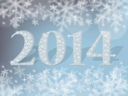 new year Christmas fir-tree and Christmas tree decorationsのイラスト素材