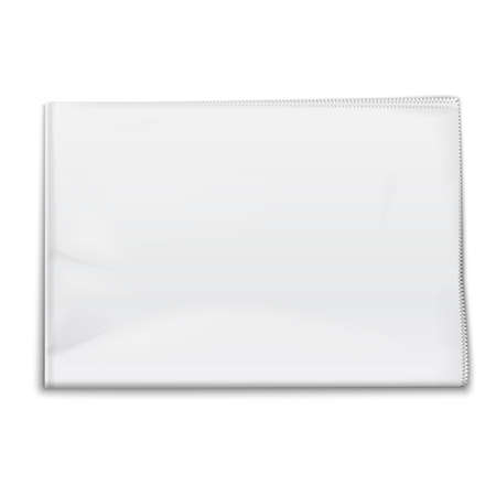 Blank newspaper template on white background  Vector illustration  EPS10 のイラスト素材