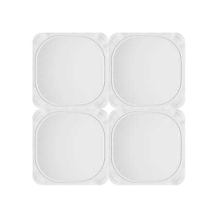 White yogurt pot template.のイラスト素材