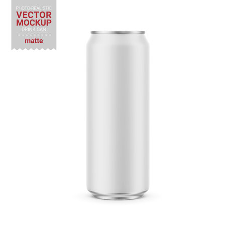White glossy plastic bottle mockup. Vector illustration.のイラスト素材