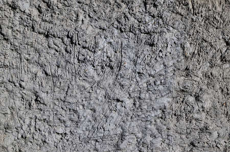 Plastered gray wall. Plaster background.Cement pattern.の写真素材