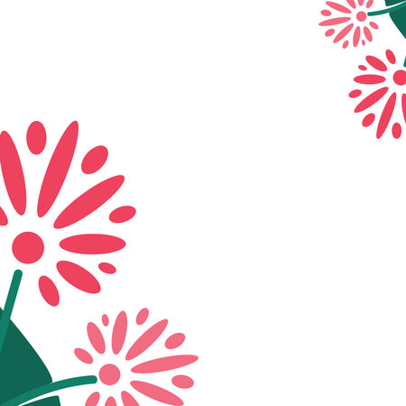Floral Vector Backgrounds: Blossoming Illustrations for Vibrant Designsのイラスト素材