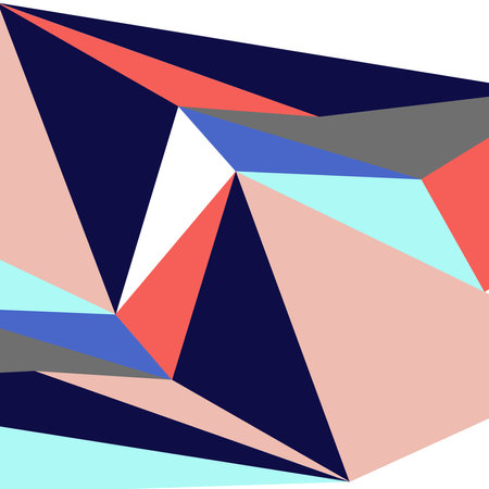 Minimalist Triangle Art: Contemporary Abstract Geometric Backdropsのイラスト素材
