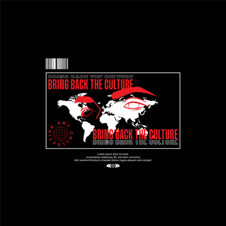 Urban Revolution The Worldwide Evolution of Streetwear Teesのイラスト素材