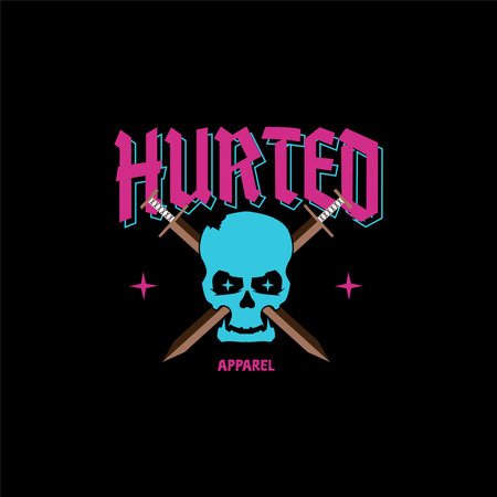 Faces of Urban Fashion Streetwear T-Shirts with Attitudeのイラスト素材