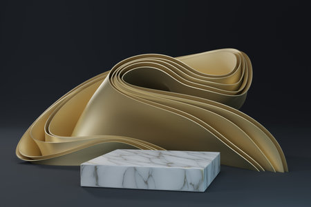 3d render, square composition.の写真素材