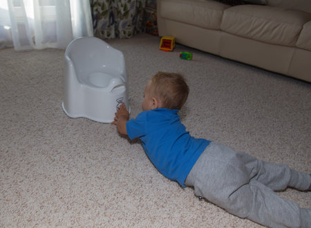 pretty little baby boyの写真素材