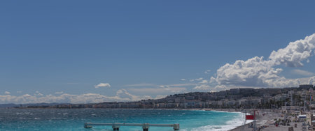 Nice harbor France rivieraの写真素材