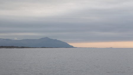 Norway island Averoy Nordic landscape North autumn picture