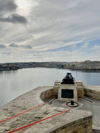Valetta city Malta Capital landscape architecture travel picturesの写真素材
