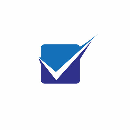 Tick Square Logo Iconのイラスト素材