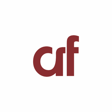 A f letter logo vectorのイラスト素材