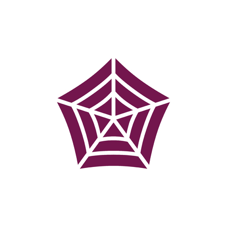 Star Cobweb Logoのイラスト素材