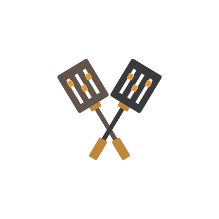 Button Equalizer Spatula Logo Iconの写真素材