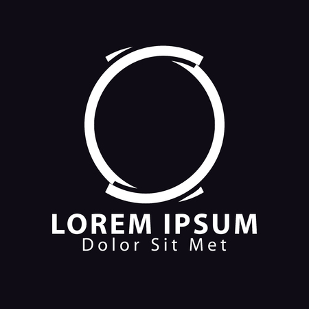 CC Letter Line Logo Elementの写真素材