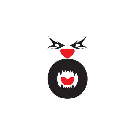 wild animal Growl icon element.のイラスト素材