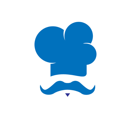 chef logo vector element. chef logo templateのイラスト素材