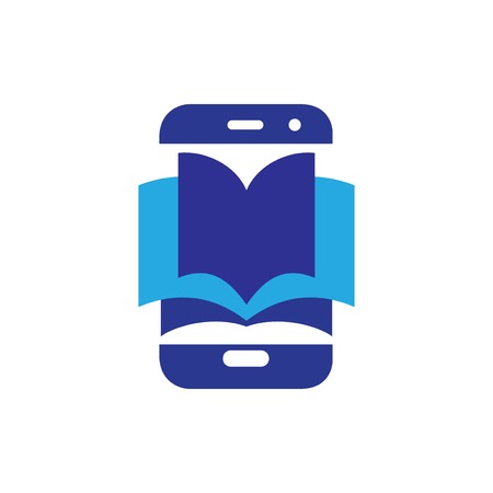 phone Mobile Book logo icon vectorのイラスト素材