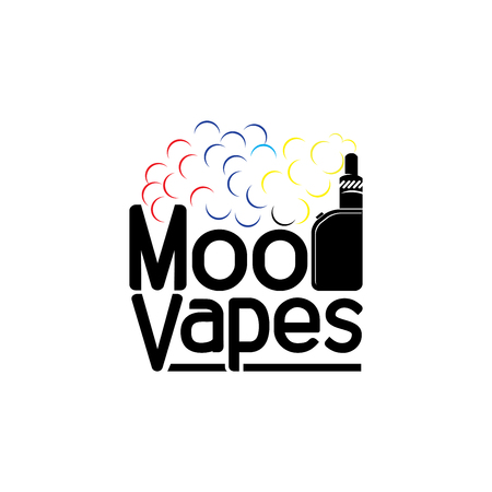 Vapor Smoke Electric Logo Vectorのイラスト素材