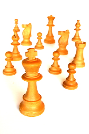 chess pieces strategyの写真素材