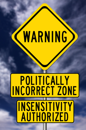 Politically incorrect illustrationの写真素材