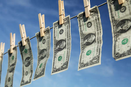 dollar billsの写真素材
