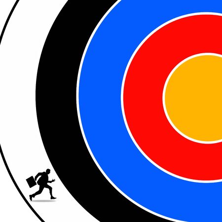 business goals illustrationの写真素材