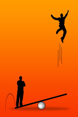 illustration - Getting started with a little help from someone else
