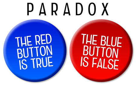 Paradox illustrationの写真素材