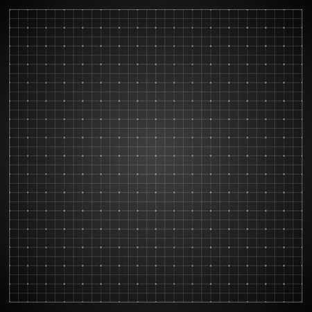 Black modern geometrical abstract blueprint background. Vector illustration.のイラスト素材