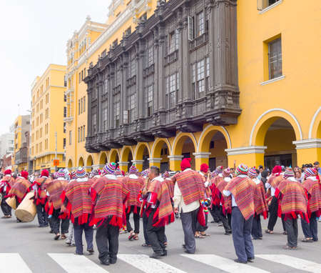 Puno Carnival Lima / Peruのeditorial素材