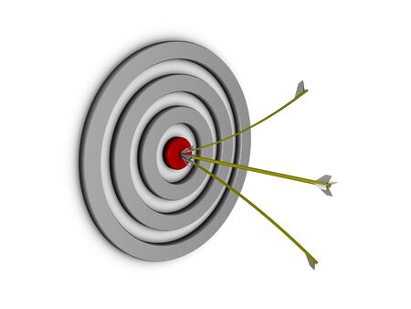 Arrows and targetの写真素材